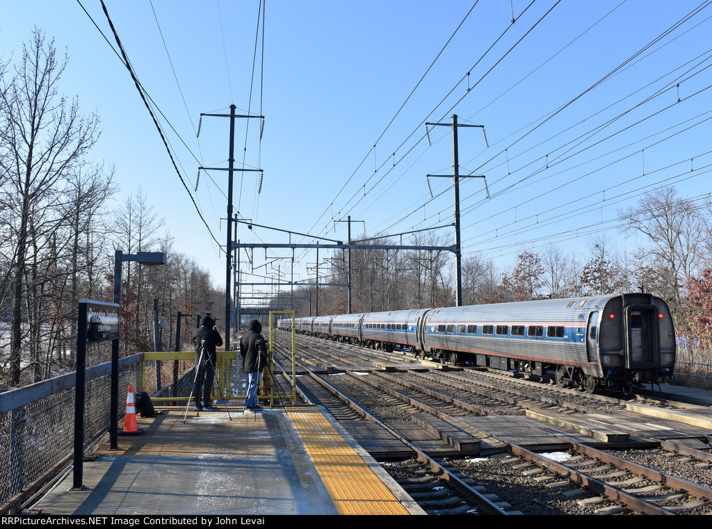 Amfleet 1 Business Class Car # 81536 bringing up the rear of Amtrak Train # 155